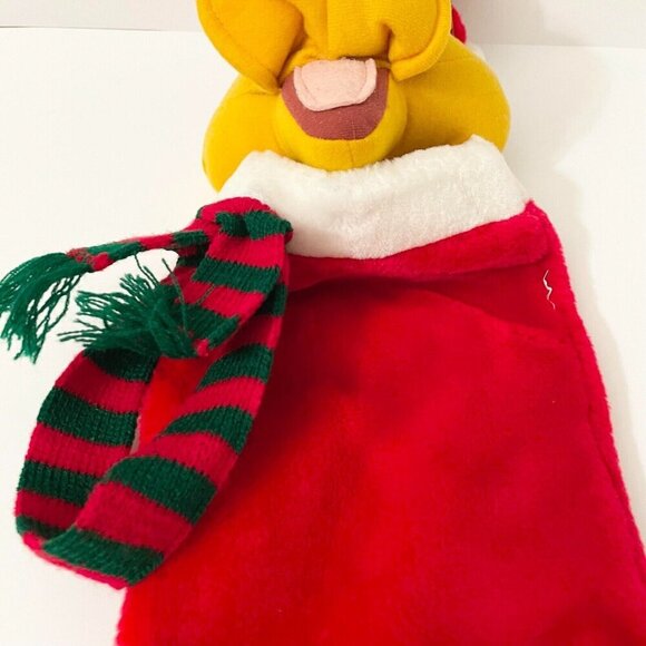 Vintage 3D Looney Tunes Daffy Duck Plush Christmas Stocking - Picture 5 of 16